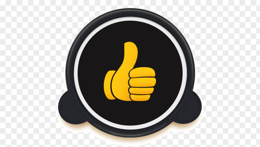 Emoji Thumb Signal Smiley Car PNG