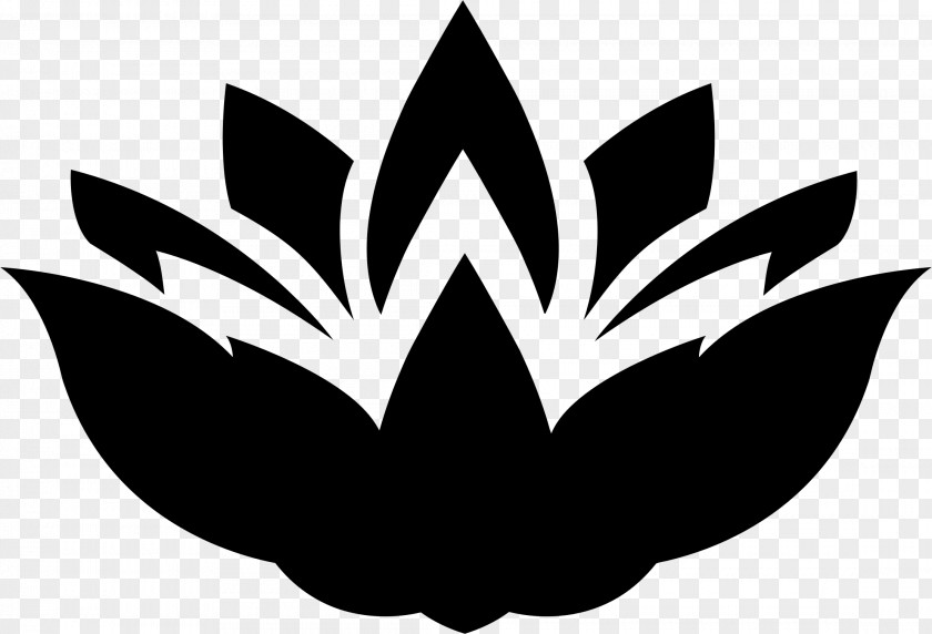 Lotus Nelumbo Nucifera Silhouette Flower Clip Art PNG