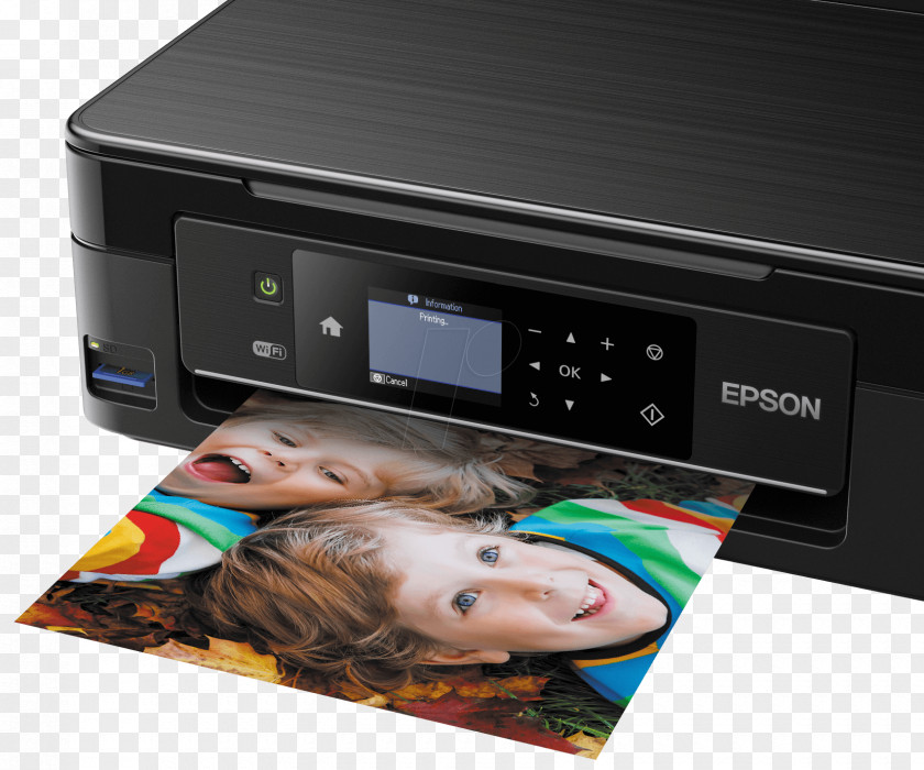 Printer Inkjet Printing Multi-function Epson Expression Home XP-442 PNG