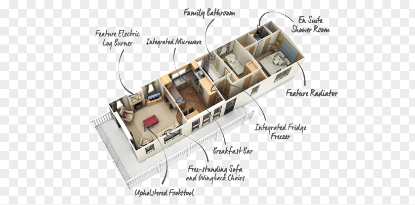 Sand Floor Plan Caravan Mobile Home Holiday PNG