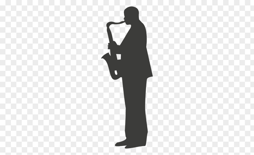 Saxophone Silhouette Musician PNG