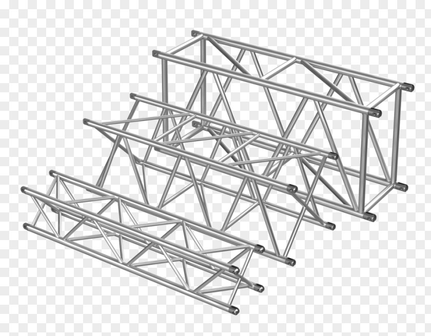 Truss Aluminium Steel Scaffolding Line Angle PNG