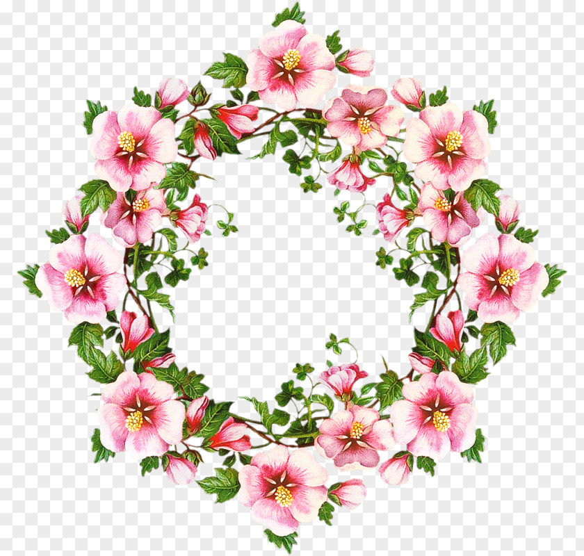 Wreath Flower Floral Design Clip Art PNG