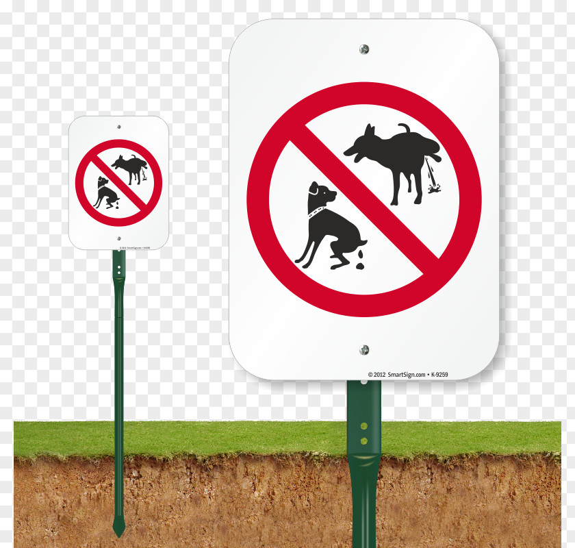 Dog No Poop Yard Sign--By Duke Za Daisy Feces Defecation Urination PNG