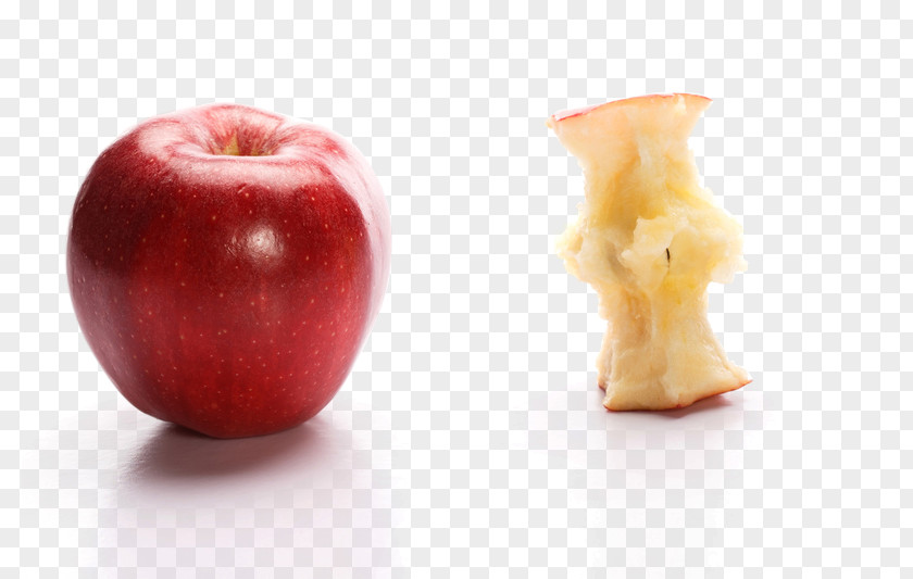 Eaten Apple Eating Icon PNG
