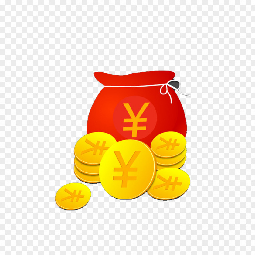 Gold Coins To Send Red Envelopes Envelope Coin PNG