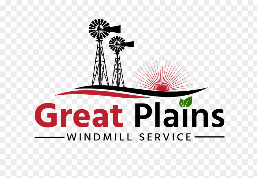 Green Plain Logo Great Plains Windmill Service Aermotor Company PNG