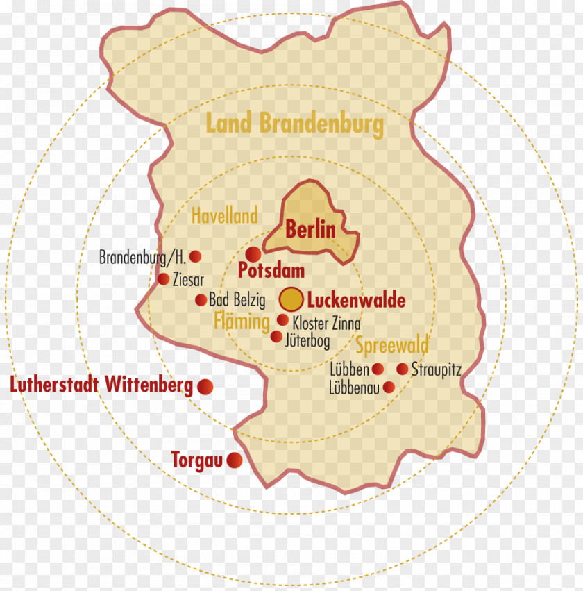 Map Reformation Anniversary 2017 Brandenburg Text PNG