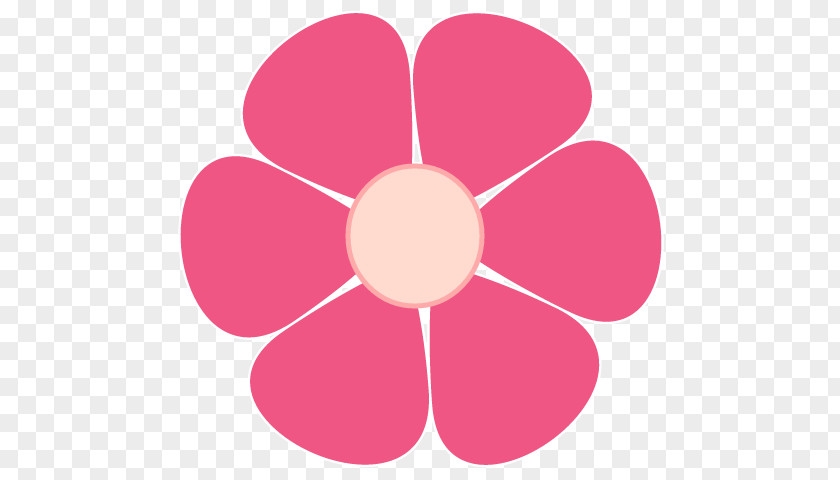 Pink Flower Design Clip Art Flowers Openclipart Floral PNG