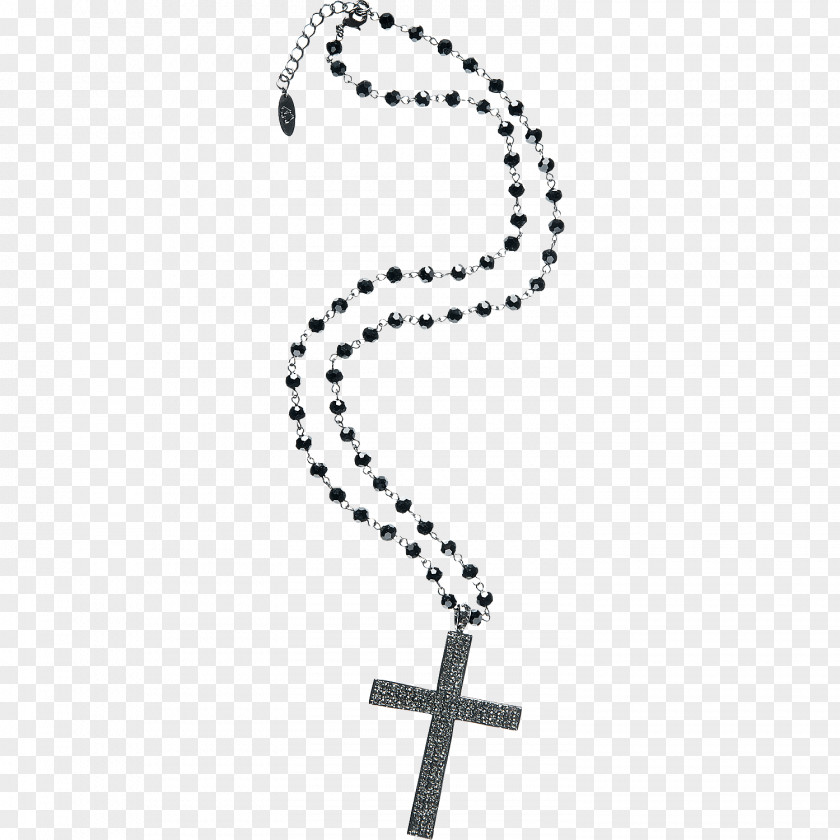 Plastic Beads Necklace Rosary Cross Jewellery Bead PNG