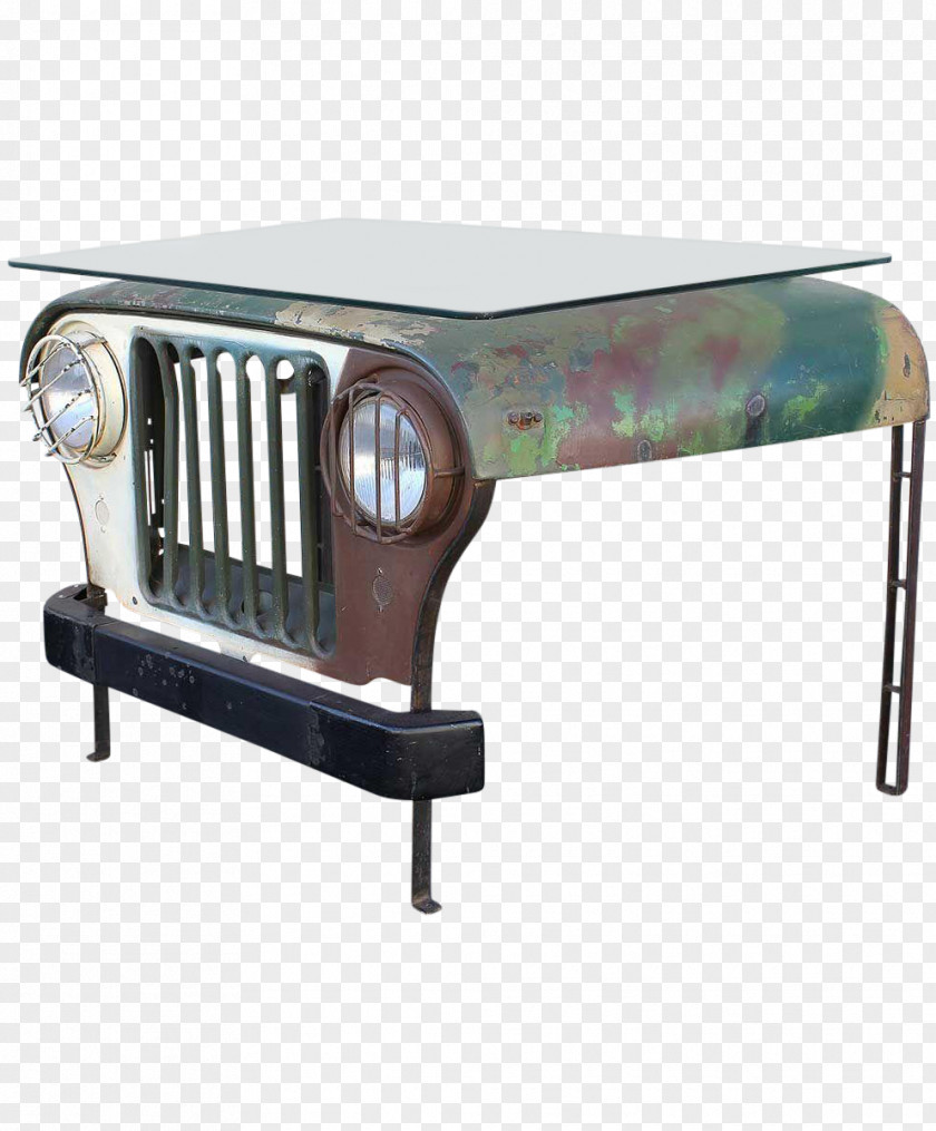Vintage WW2 Jeeps Product Design Angle Table M Lamp Restoration PNG