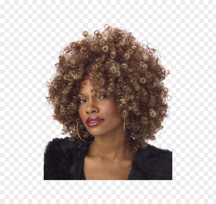 Wig Foxxy Cleopatra 1970s Afro Clothing Accessories PNG