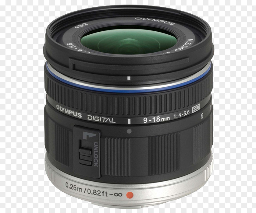 Camera Lens Olympus M.Zuiko Digital ED 9-18mm F/4-5.6 Micro Four Thirds System Wide-angle PNG