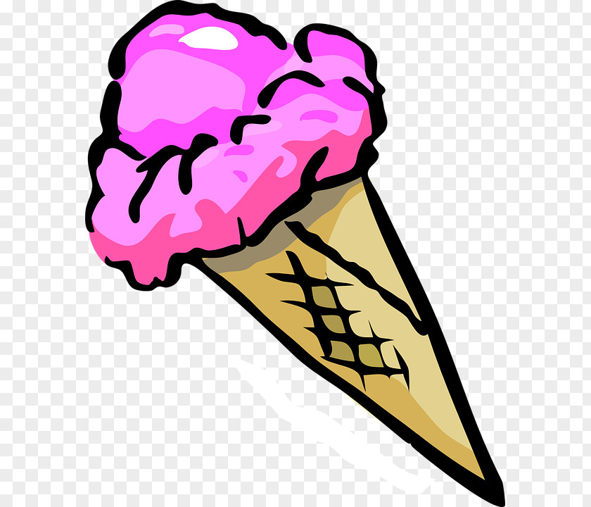 Ice Cream Cones Sundae Clip Art PNG