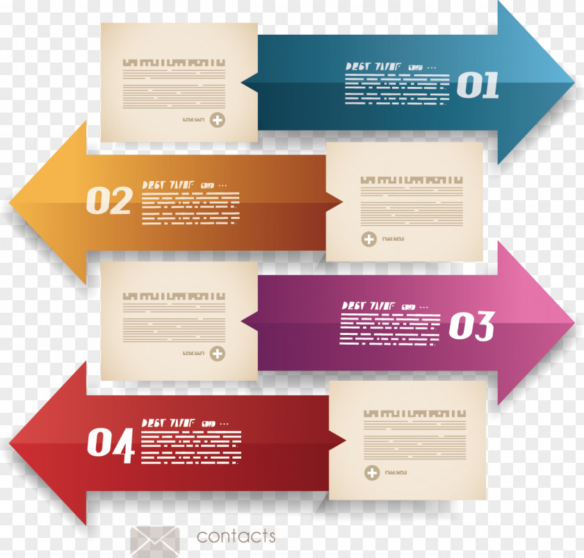 Vector Hand-painted Label PPT Infographic Element Information PNG