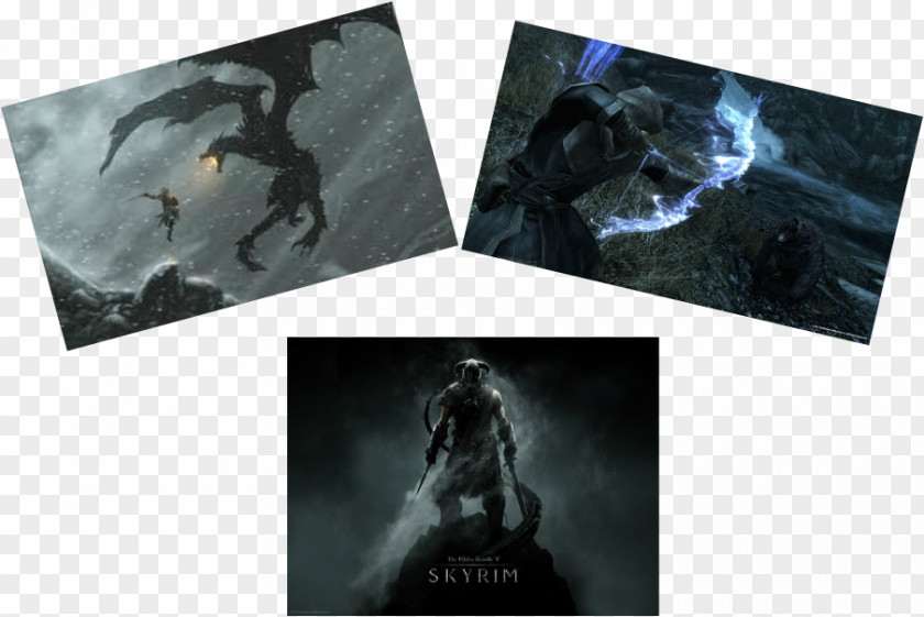 Dragon The Elder Scrolls V: Skyrim Action Role-playing Game Canvas Print Adventure PNG