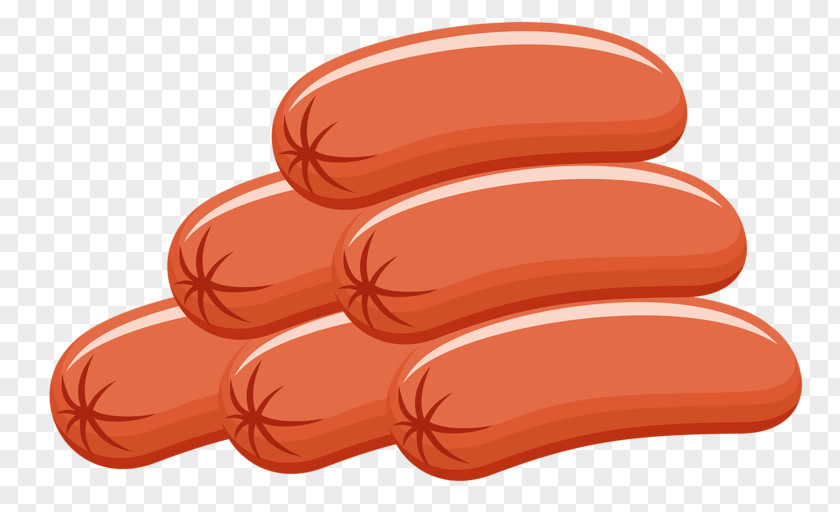 Hand-painted Sausage Breakfast Roll Hot Dog Clip Art PNG