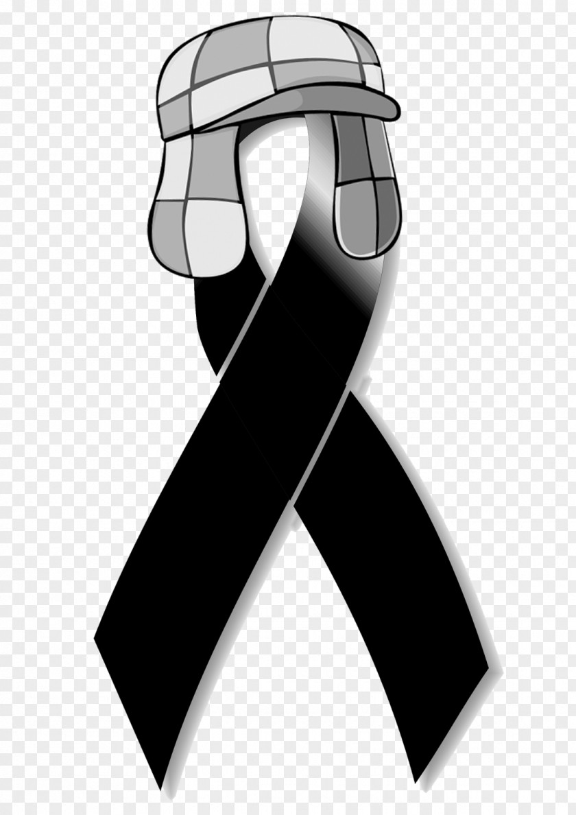 Mourning Black Ribbon Death Grief PNG