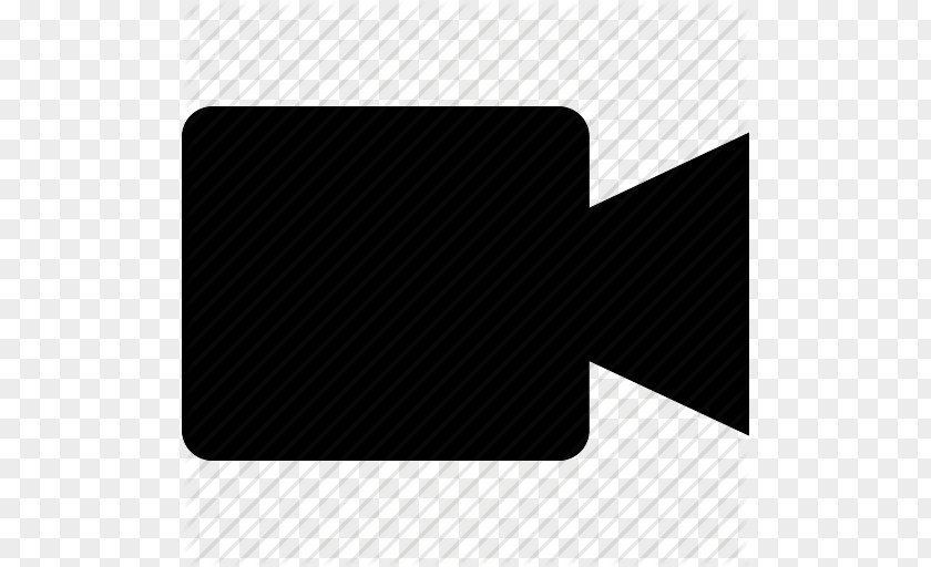 Movie Camera Icon Black Brand Pattern PNG