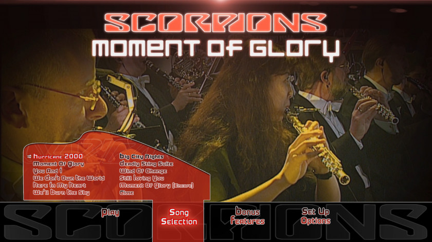 Scorpions Blu-ray Disc Expo 2000 Moment Of Glory Berlin Philharmonic PNG