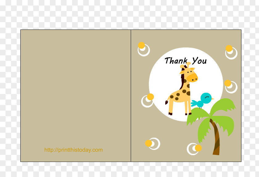 Thank You Card Wedding Invitation Baby Shower Paper Greeting & Note Cards PNG
