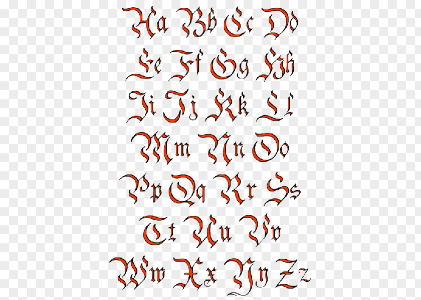 English Letters Design Graffiti Tattoo Lettering Alphabet PNG