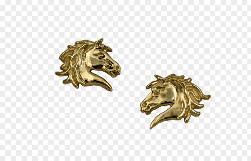 Jewellery Earring Friesian Horse Gold Andalusian PNG