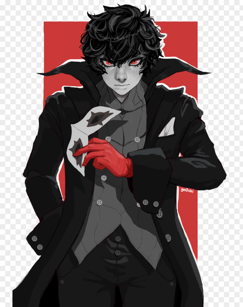 Joker Persona 5 Supervillain Digital Art PNG