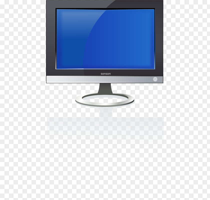 Led Tv Image LCD Television Computer Monitors Set Flat Panel Display Clip Art PNG