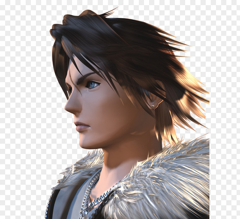 Squall Leonhart Final Fantasy VIII XII VII Remake PNG