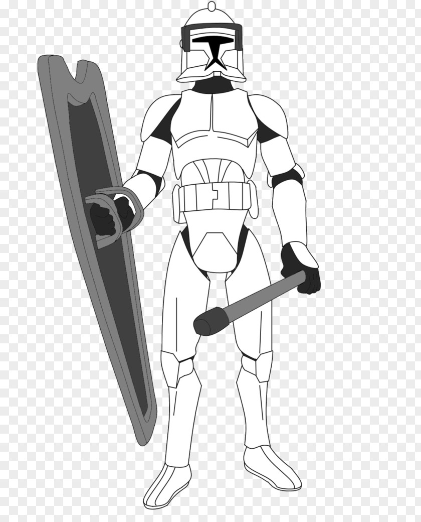 Star Wars Clone Trooper Drawing Line Art Sketch PNG