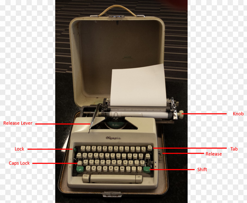 Typewriter Royal Company Office Supplies Computer Keyboard Quickstart Guide PNG