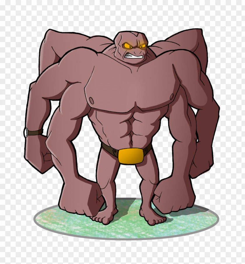Calum Von Moger Mammal Superhero Muscle Animated Cartoon PNG
