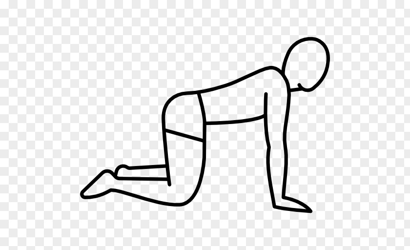 Man On His Knees Yoga Clip Art PNG