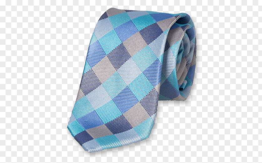 Paisly Necktie Plaid Turquoise PNG