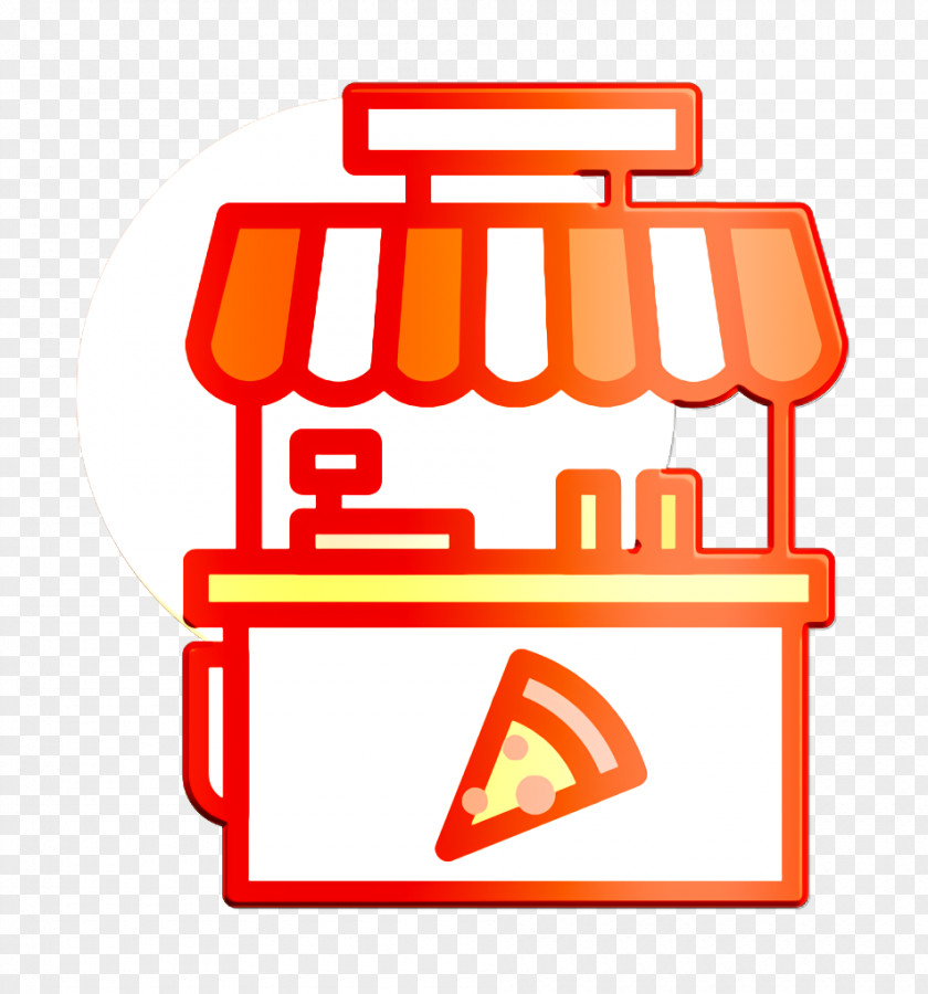 Street Food Icon Stand Pizza PNG