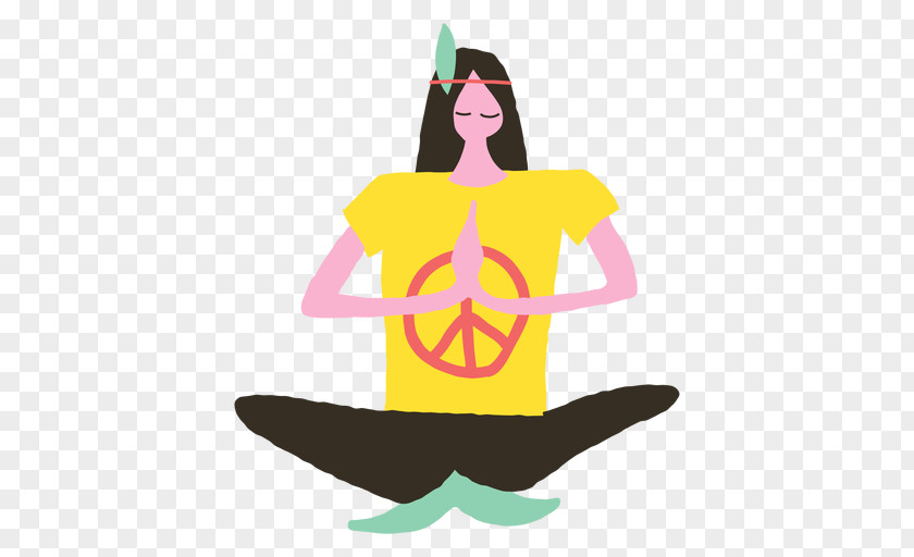 Yoga Black Clip Art Image Hippie GIF PNG