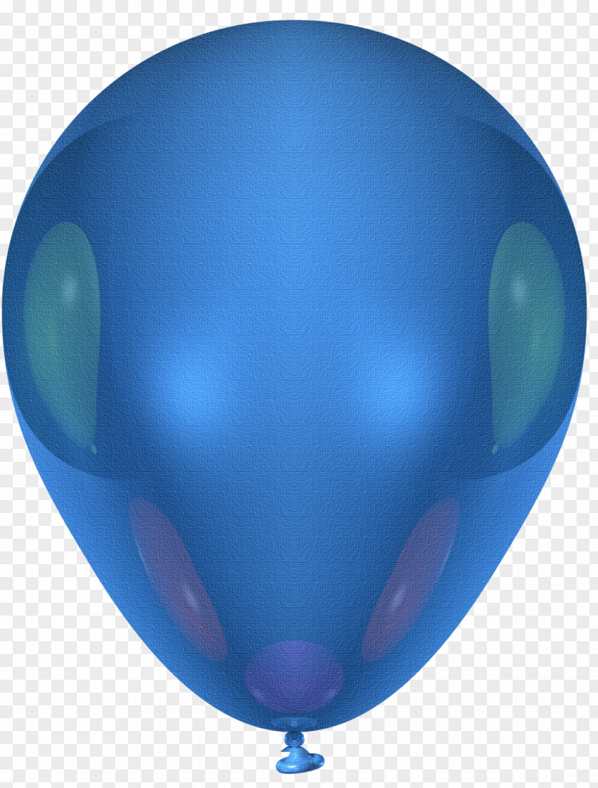 Balloon Toy Blue Azure Party PNG