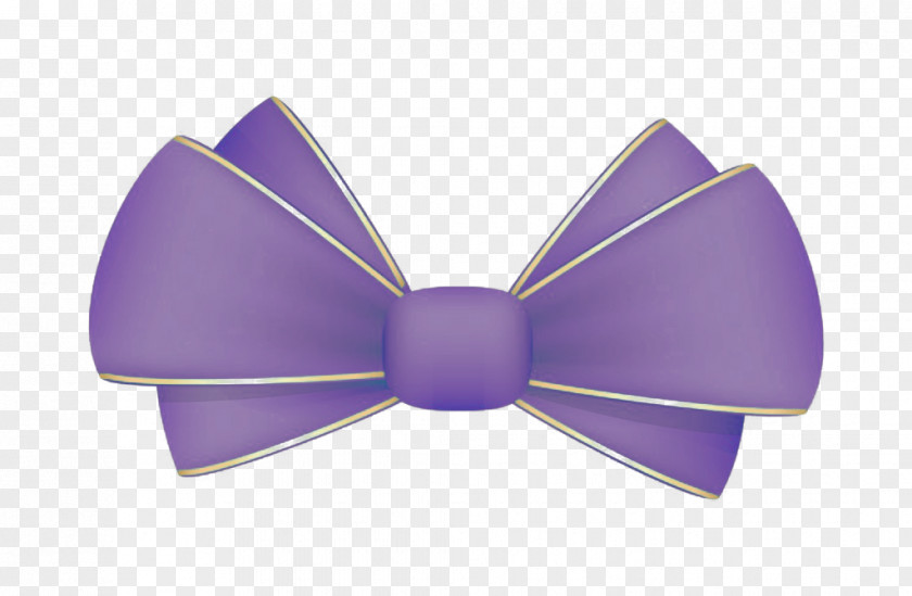 Bow Tie Purple PNG