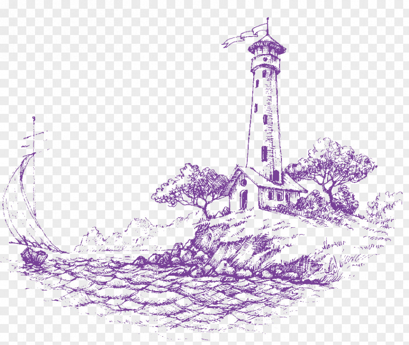 Drawing Lighthouse PNG