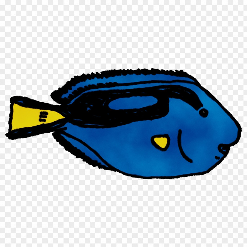 Fish Electric Blue M Headgear Fashion Personal Protective Equipment PNG