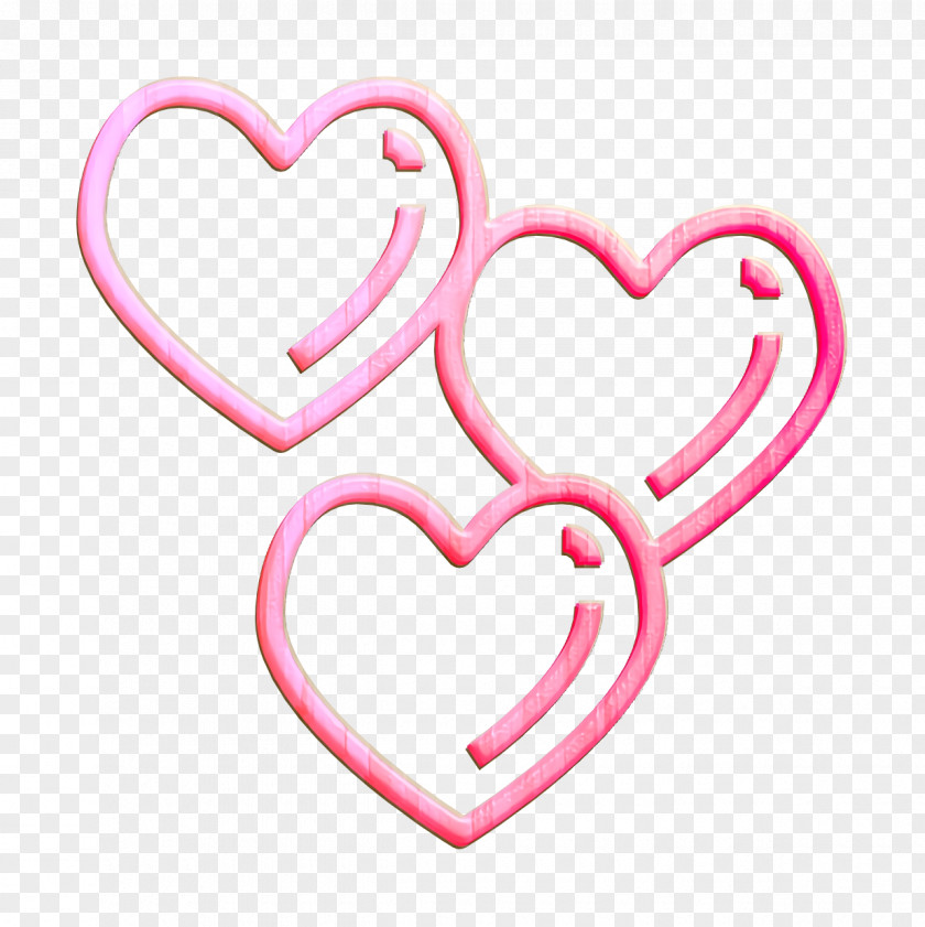 Hearts Icon Honeymoon Heart PNG