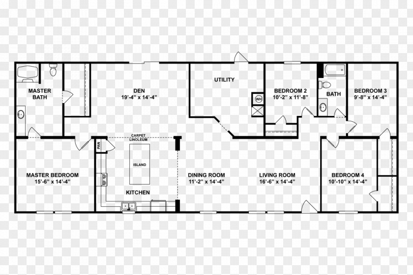 House Floor Plan Clayton Homes Bedroom PNG