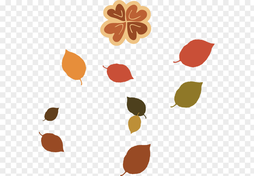 Vector Autumn Leaves To Pull Material Effect Element Free Leaf Clip Art PNG