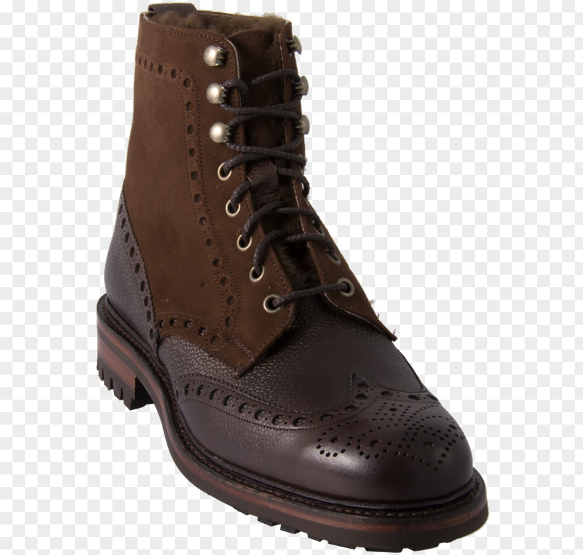 Walnut Grain Hiking Boot Shoe Footwear PNG