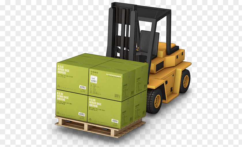 Warehouse Box Forklift Intermodal Container PNG