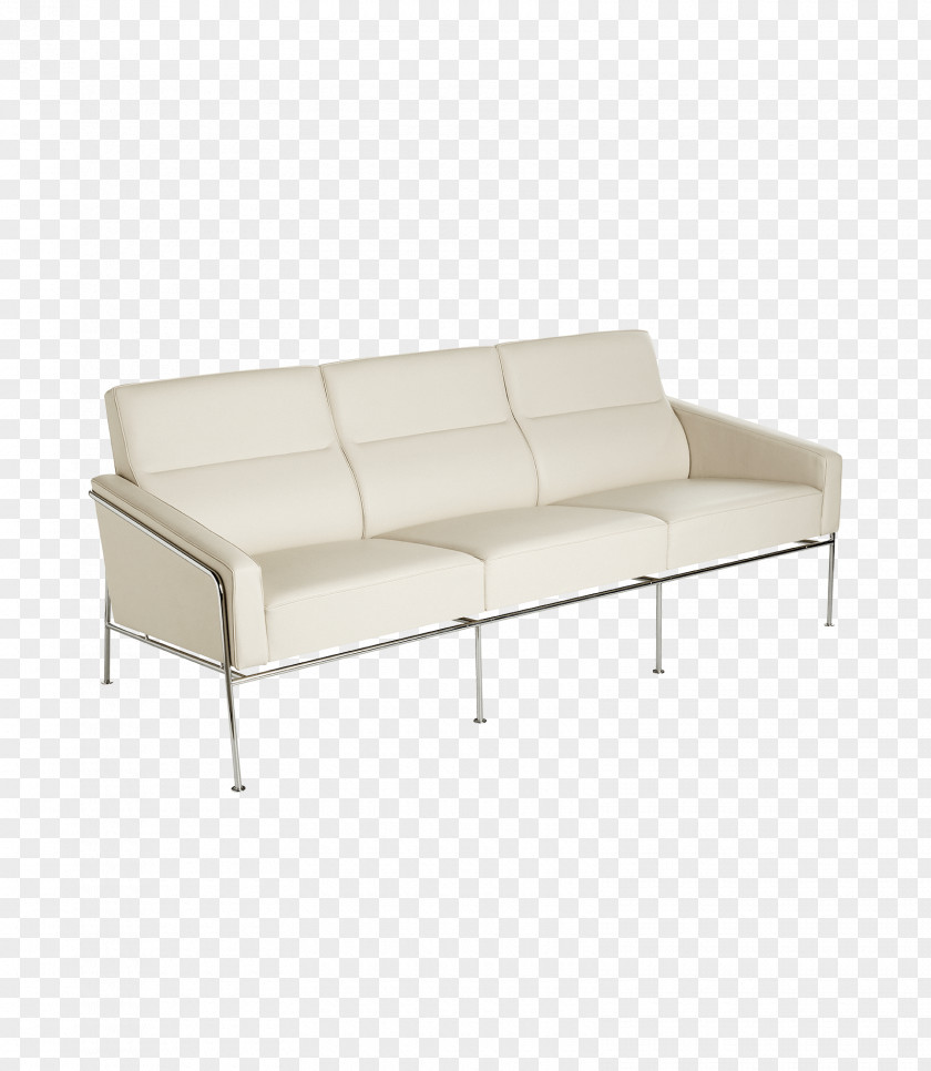 White Sofa Model 3107 Chair Ant Egg Couch PNG