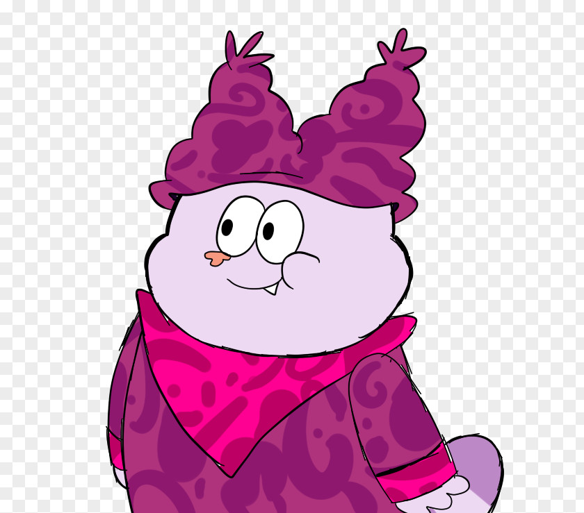 Cartoon Pink M Character Clip Art PNG