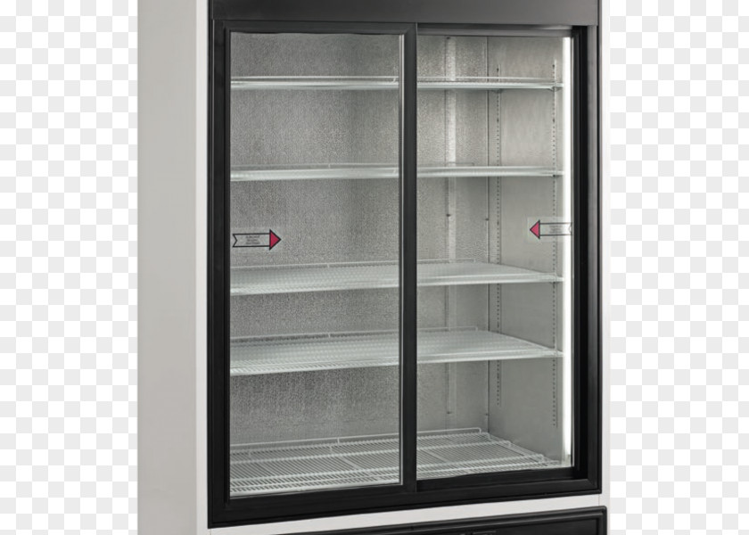 Refrigerator Refrigeration Casselin Koelvitrine Wit Freezers Sliding Door PNG