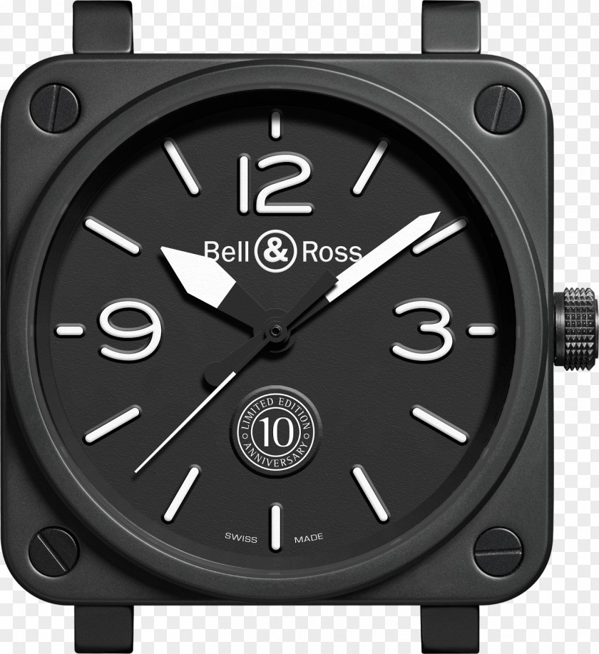 Watch Bell & Ross WatchTime Movement Chronograph PNG
